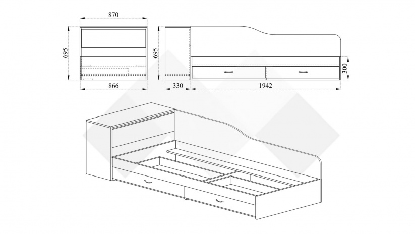 Мини приста с ракла 82/190 Мока с лате мока с лате - изглед 4