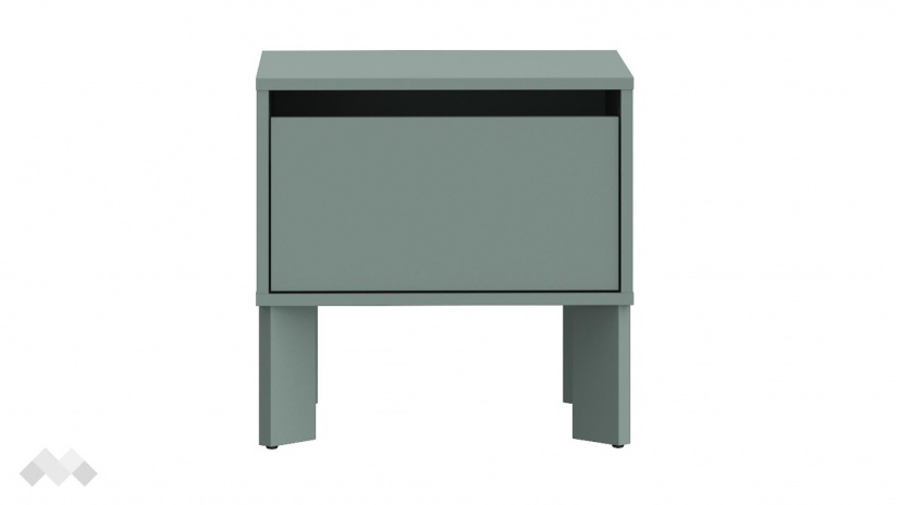 Нощно шкафче Тахо олив - изглед 5 - МебелМаг Нощно шкафче Тахо олив - изглед 5