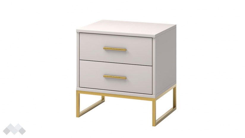 Нощно шкафче Велора кашмир - изглед 1 - МебелМаг Нощно шкафче Велора кашмир - изглед 1