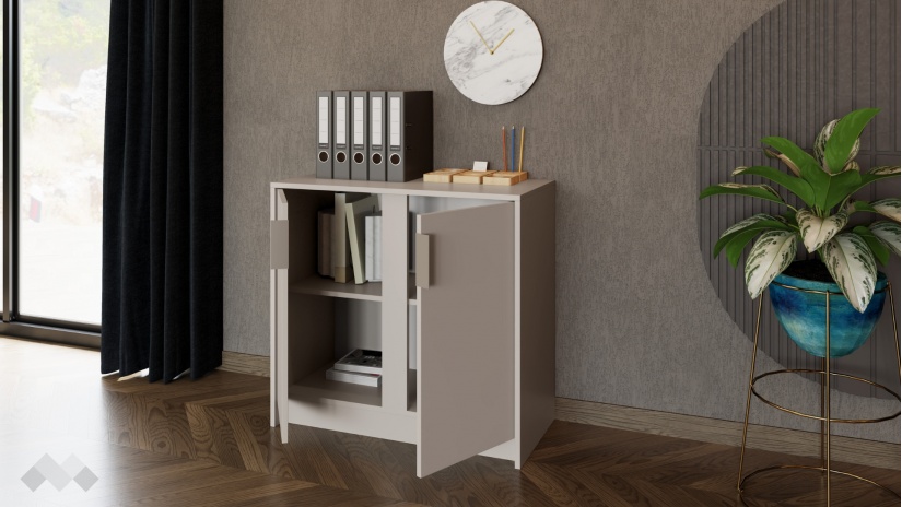 Офис шкаф Кашмир кашмир - изглед 2 - МебелМаг Офис шкаф Кашмир кашмир - изглед 2