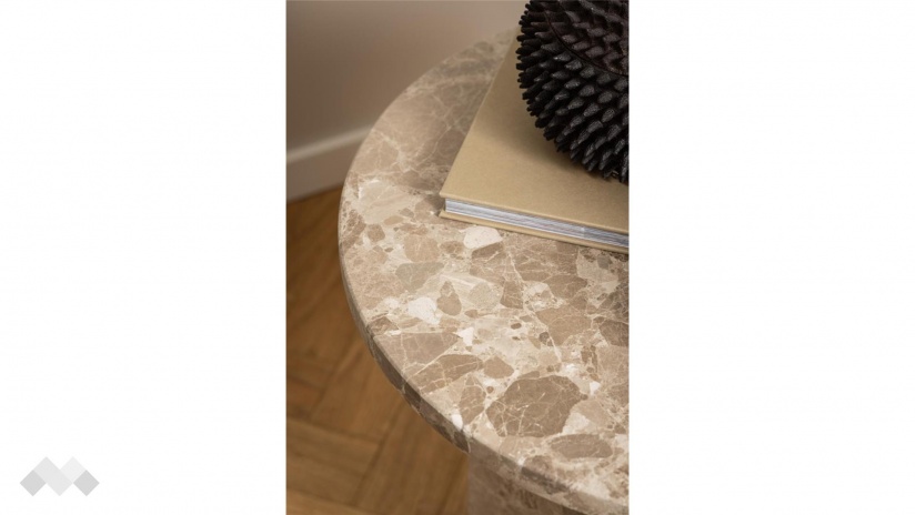 Трапезна маса Наксос неразтегателни кафяв мрамор - изглед 4 - МебелМаг Трапезна маса Наксос неразтегателни кафяв мрамор - изглед 4