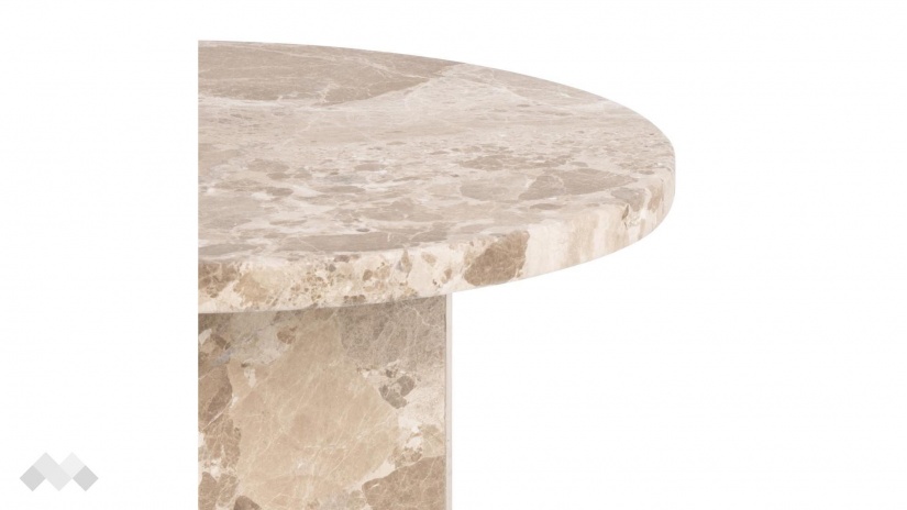 Трапезна маса Наксос неразтегателни кафяв мрамор - изглед 3 - МебелМаг Трапезна маса Наксос неразтегателни кафяв мрамор - изглед 3