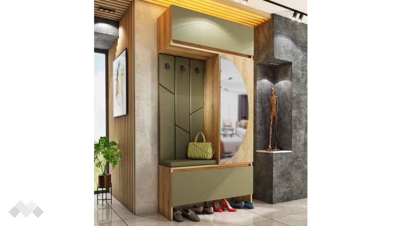 Портманто Торо дъб евок с маслина - изглед 1