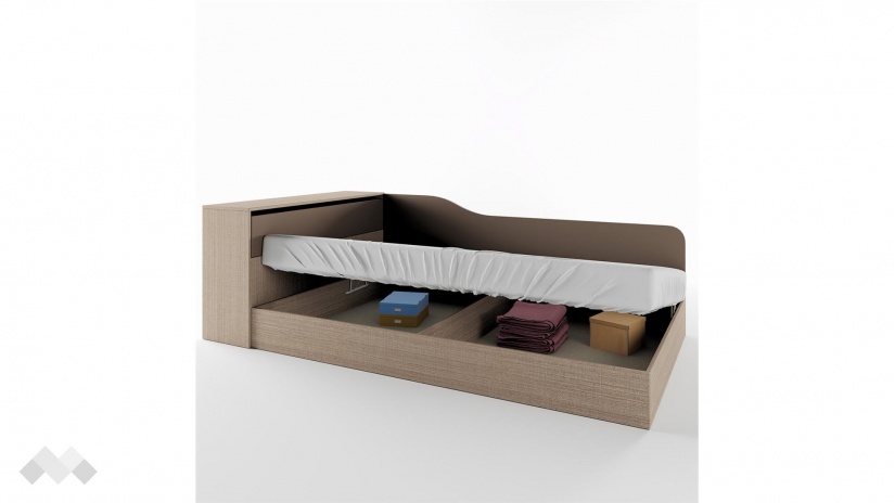 Приста с ракла 120/190 Кристи мока с лате - изглед 2