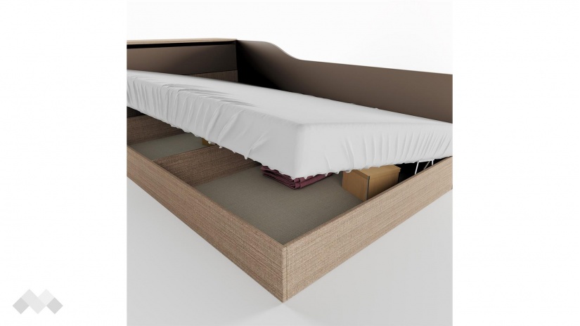 Приста с ракла 120/190 Кристи мока с лате - изглед 3