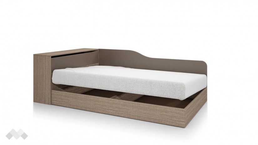 Приста с ракла 120/190 Кристи мока с лате - изглед 1