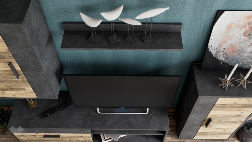 Секция Бърно модулни светъл олд стайл с матера - изглед 3 - МебелМаг Секция Бърно модулни светъл олд стайл с матера - изглед 3