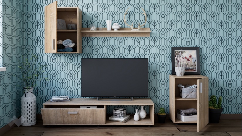 Секция Лима модулни дъб сонома - изглед 2