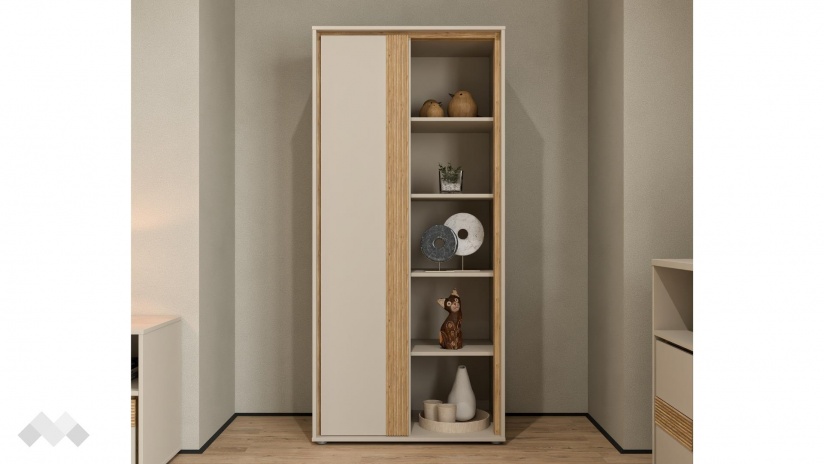 Етажерка Векслин пясък с дъб маувела - изглед 1