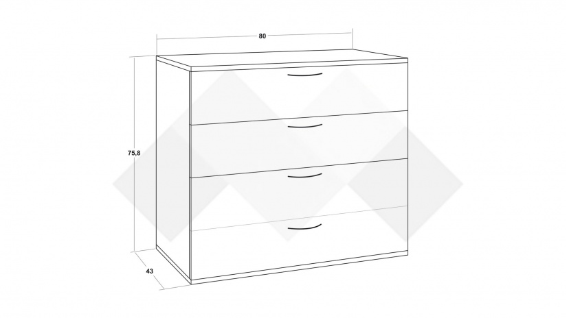 Скрин №1 дъб антик - изглед 2