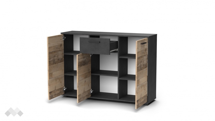 Скрин Делта светъл олд стайл с матера - изглед 4 - МебелМаг Скрин Делта светъл олд стайл с матера - изглед 4