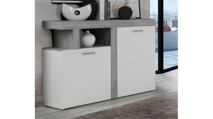 Скрин Джуледа сив скандинавски дъб с бяло - изглед 1