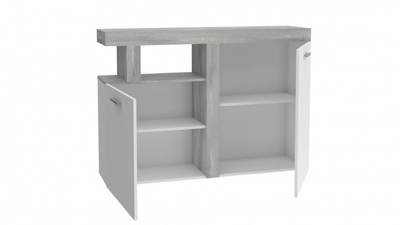 Скрин Джуледа сив скандинавски дъб с бяло - изглед 4