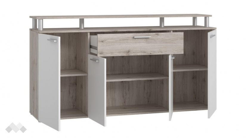 Скрин Джулада пясъчен дъб с бяло - изглед 5