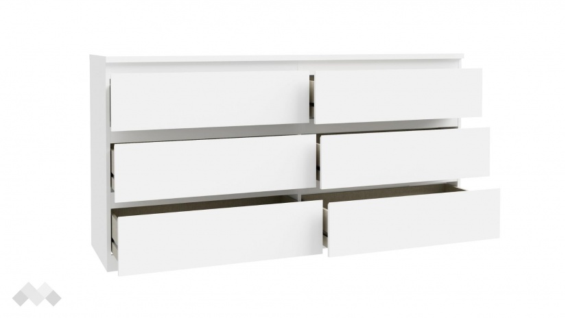 Скрин Едмор бял - изглед 5 - МебелМаг Скрин Едмор бял - изглед 5