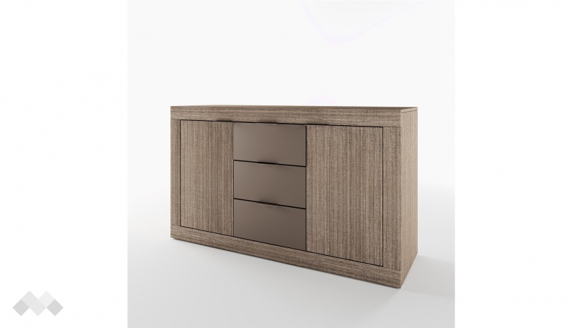 Скрин Клео мока с лате - изглед 1 - МебелМаг Скрин Клео мока с лате - изглед 1