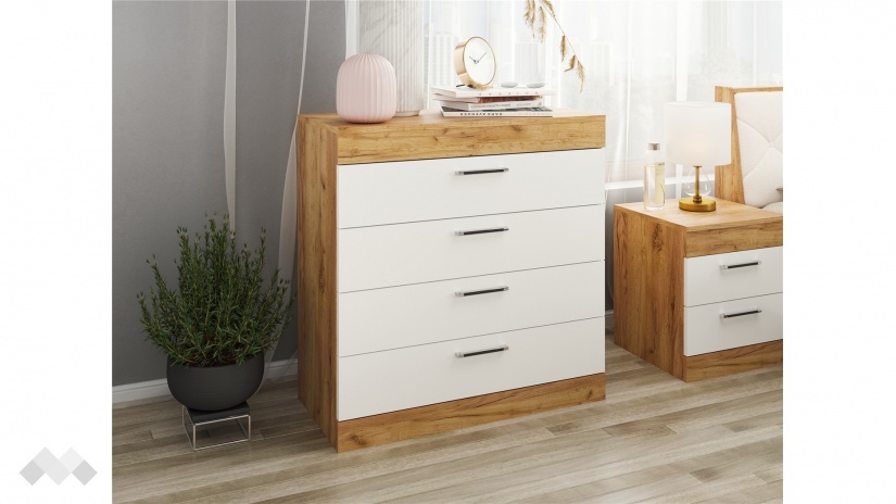 Скрин Моник златен дъб с бяло - изглед 1