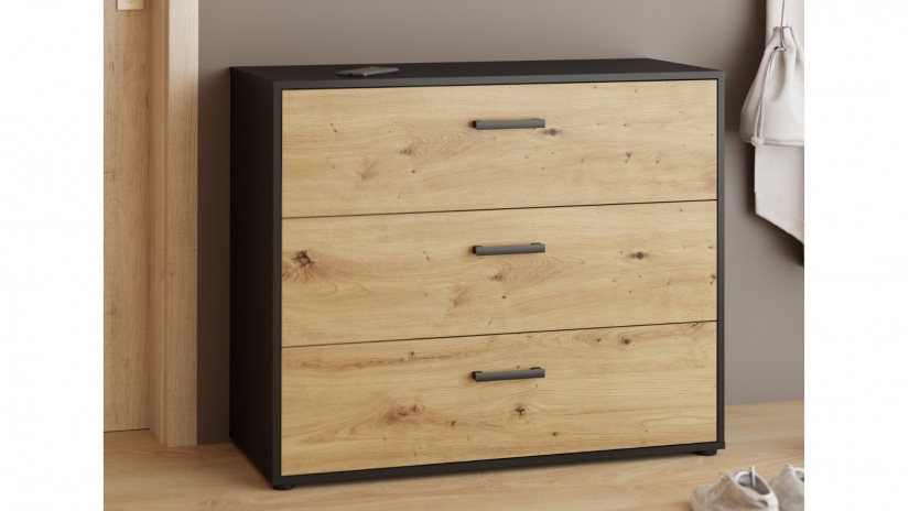 Скрин Мониса дъб артисан с черно - изглед 2