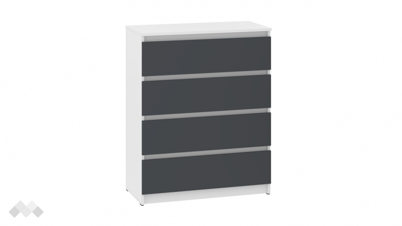 Скрин Никола бял с антрацит - изглед 2