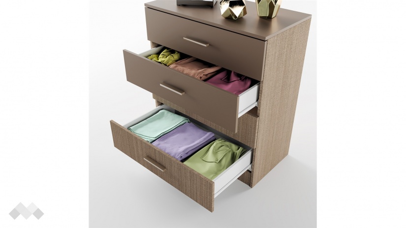 Скрин Рокфорд мока с лате - изглед 3 - МебелМаг Скрин Рокфорд мока с лате - изглед 3