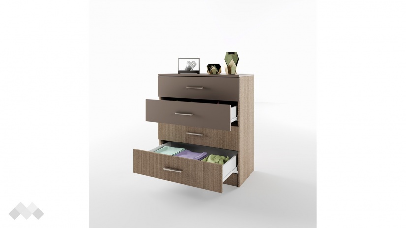 Скрин Рокфорд мока с лате - изглед 2 - МебелМаг Скрин Рокфорд мока с лате - изглед 2