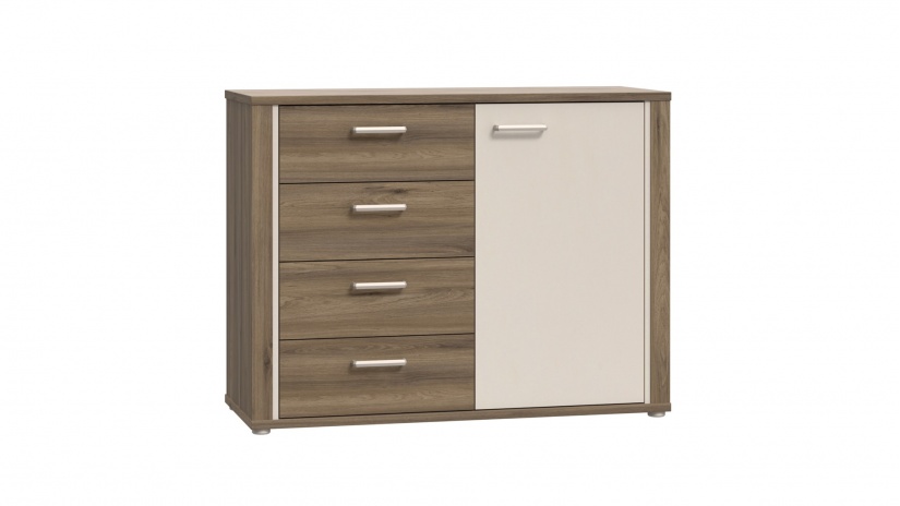 Скрин Дейлос дъб валенсия с крем - изглед 2