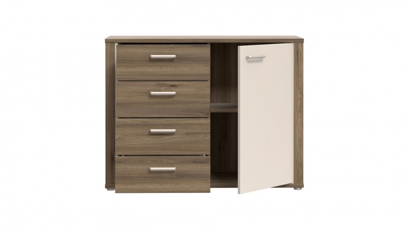 Скрин Дейлос дъб валенсия с крем - изглед 3