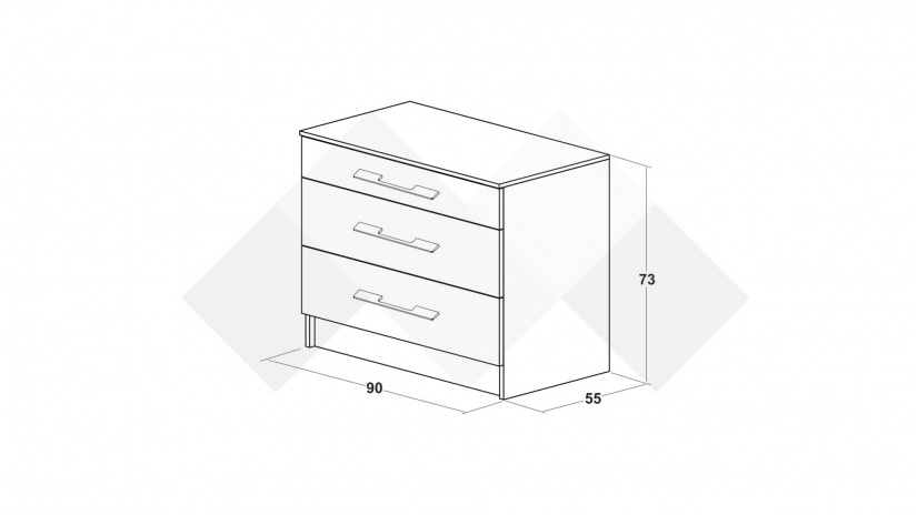 Скрин Маями кварц с антрацит гланц - изглед 2