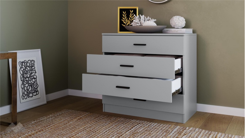 Скрин Скай нардо сив - изглед 2 - МебелМаг Скрин Скай нардо сив - изглед 2