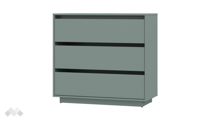 Скрин Тахо олив - изглед 4 - МебелМаг Скрин Тахо олив - изглед 4