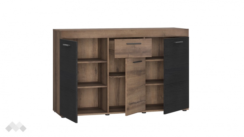 Скрин Валентин тъмен дъб с черен дъб - изглед 2