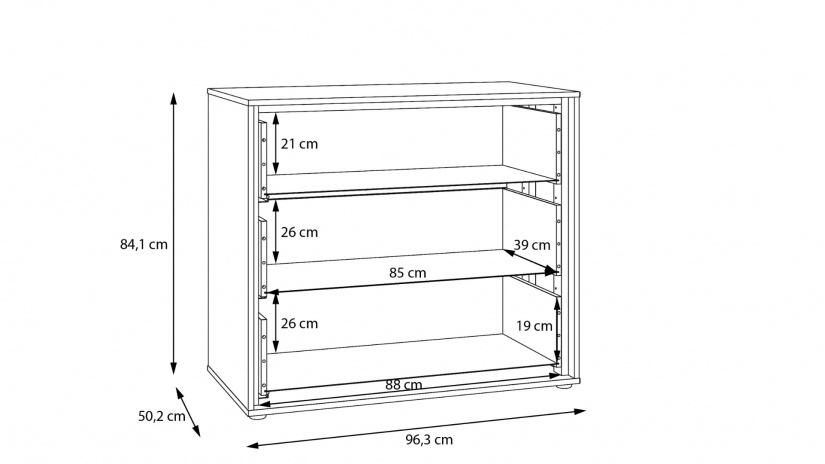 Скрин Векслин пясък с дъб маувела - изглед 5