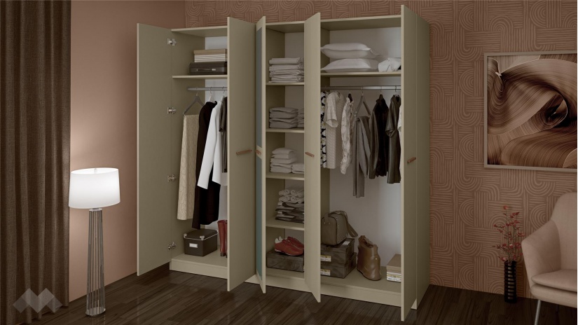 Гардероб Ривас петкрилни дафне - изглед 3