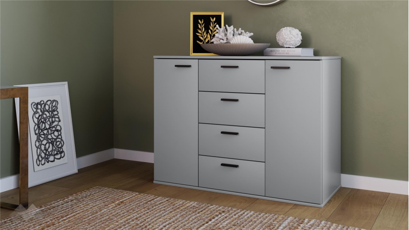 Спален комплект Скай K2 нардо сив - изглед 8 - МебелМаг Спален комплект Скай K2 нардо сив - изглед 8