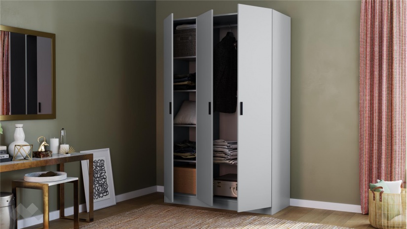 Спален комплект Скай K3 нардо сив - изглед 7 - МебелМаг Спален комплект Скай K3 нардо сив - изглед 7