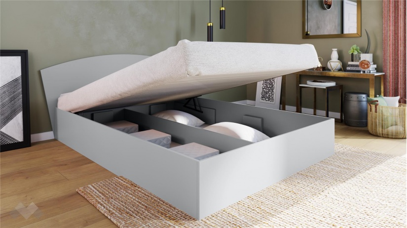 Спален комплект Скай K3 нардо сив - изглед 4 - МебелМаг Спален комплект Скай K3 нардо сив - изглед 4