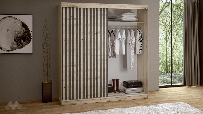 Спален комплект Верона дъб артисан - изглед 10 - МебелМаг Спален комплект Верона дъб артисан - изглед 10