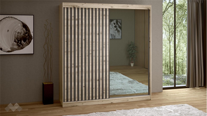 Спален комплект Верона дъб артисан - изглед 8 - МебелМаг Спален комплект Верона дъб артисан - изглед 8