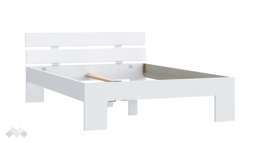 Спалня 140/200 Дирфилд с включен матрак Бонел 140/200 бял - изглед 4