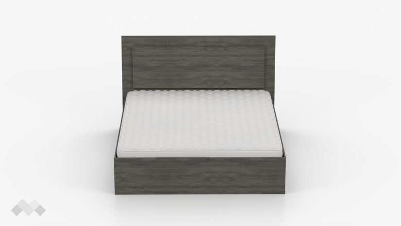 Спалня 160/200 Латте с включен матрак Бонел 160/200 тъмен норвежки бор - изглед 5