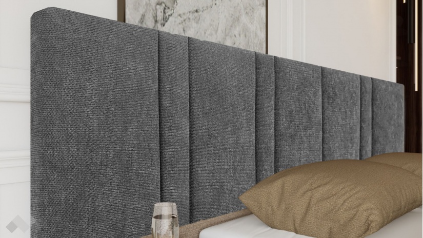 Спалня 180/200 Захир с включен матрак Бонел 180/200 мока с лате - изглед 5 - МебелМаг Спалня 180/200 Захир с включен матрак Бонел 180/200 мока с лате - изглед 5