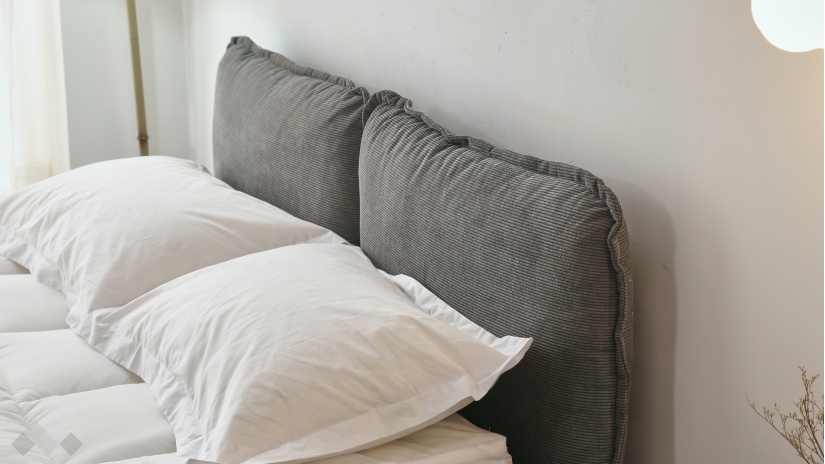 Тапицирана спалня 160/200 Аксира с включен матрак Sleep Nuvia 160/200 сив - изглед 5