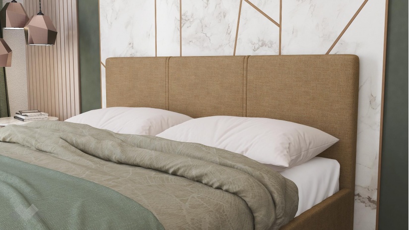 Тапицирана спалня 160/200 Алекса с включен матрак Бонел 160/200 бежов - изглед 5 - МебелМаг Тапицирана спалня 160/200 Алекса с включен матрак Бонел 160/200 бежов - изглед 5