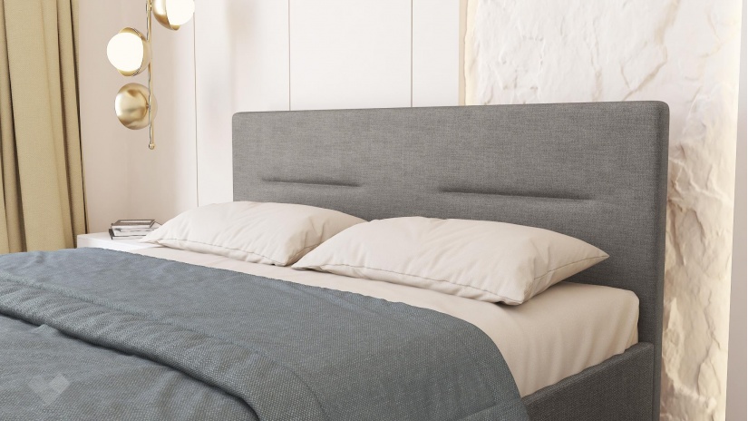 Тапицирана спалня 160/200 Фиорела с включен матрак Бонел 160/200 сив - изглед 5