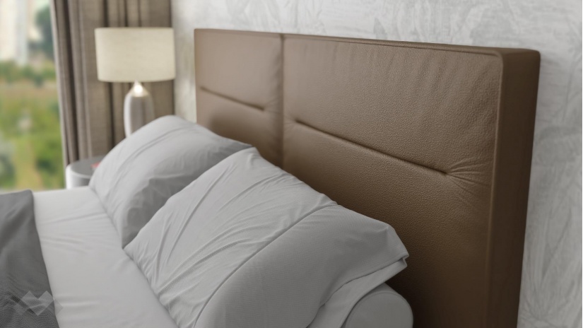 Тапицирана спалня 160/200 Никол с включен матрак Бонел 160/200 капучино - изглед 3 - МебелМаг Тапицирана спалня 160/200 Никол с включен матрак Бонел 160/200 капучино - изглед 3