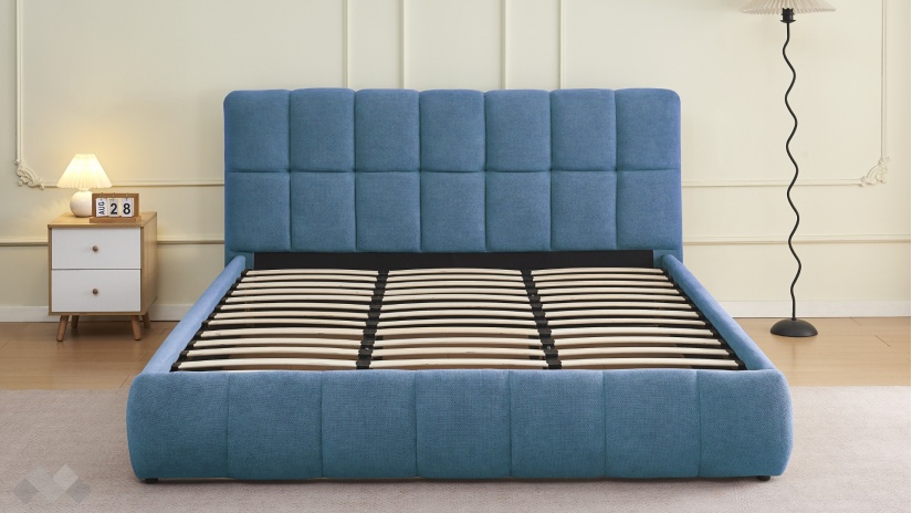 Тапицирана спалня 180/200 Селен с включен матрак Sleep Nuvia 180/200 деним - изглед 2