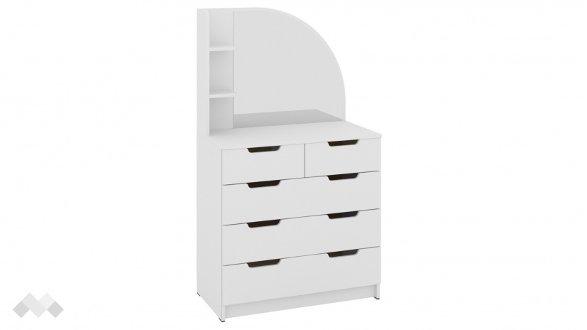 Тоалетка Бриз бял - изглед 2 - МебелМаг Тоалетка Бриз бял - изглед 2