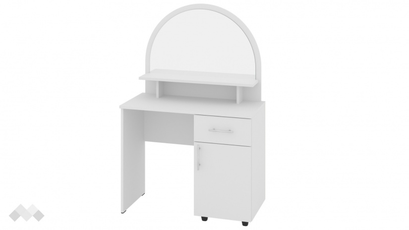 Тоалетка Каролина бял - изглед 2