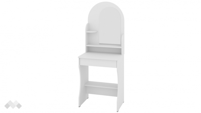 Тоалетка Павия бял - изглед 2