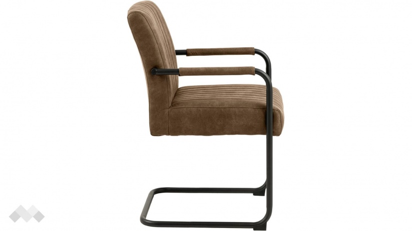 Трапезен стол Адел кафяв - изглед 3